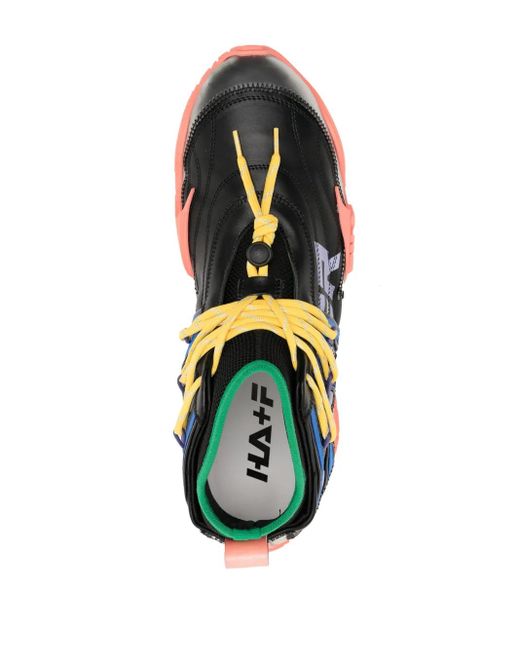 Haider Ackermann Black X Fila Tori Panelled Sneakers for men