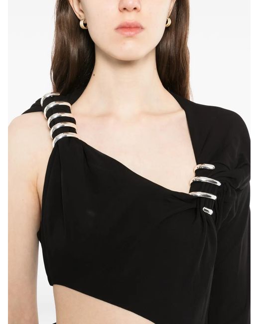 Christopher Esber Black Torso Maxi Dress
