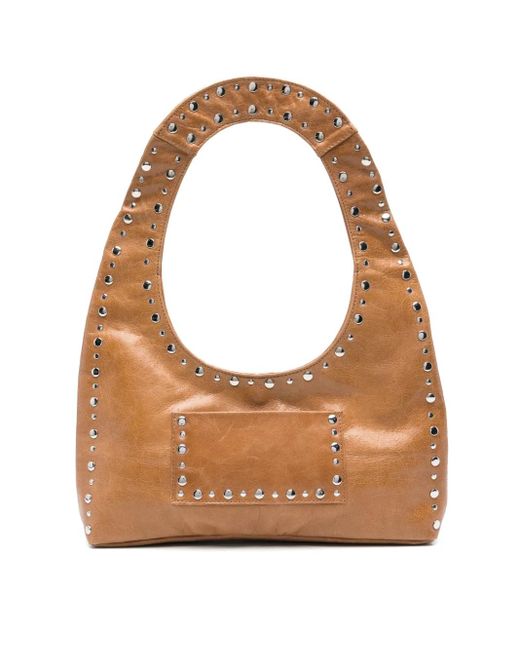 GIMAGUAS Brown Franca Shoulder Bag