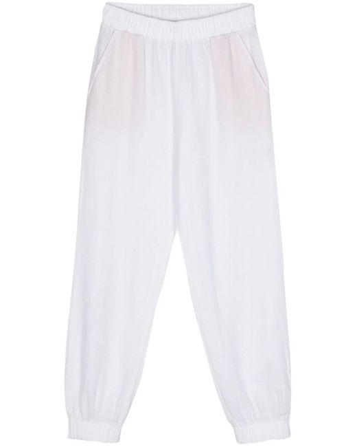 Pantalones de vestir muslin Hanro de color White