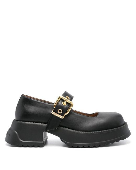 Zapatos Mary Jane con tacón de 60 mm Marni de color Black
