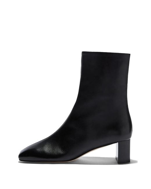Aeyde Black Millie Square-Toe Boots