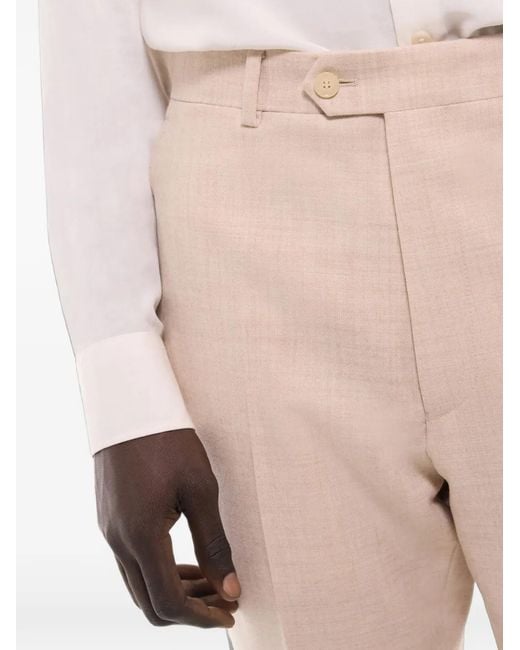 Fursac Pantalon Van Scheerwol in het Natural voor heren
