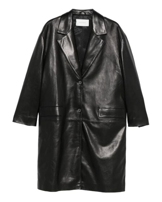 Cappotto Con Bottoni di Magda Butrym in Black