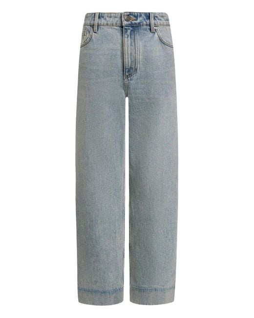 12 STOREEZ Blue Straight-Leg Jeans