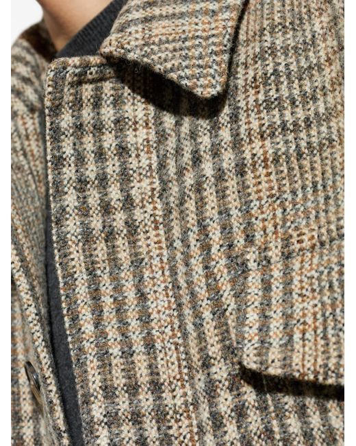 Isabel Marant Natural Folco Checked Flap-Pocket Jacket for men