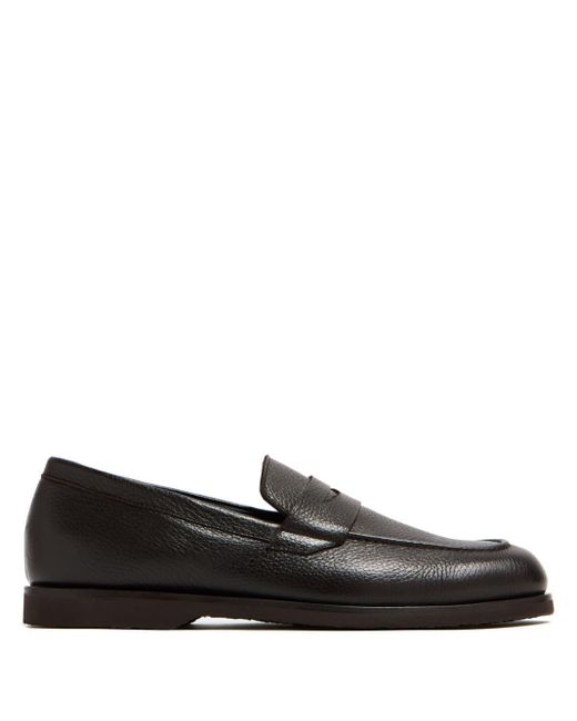 Harry's Of London Black Penny-slot Leather Loafers for men