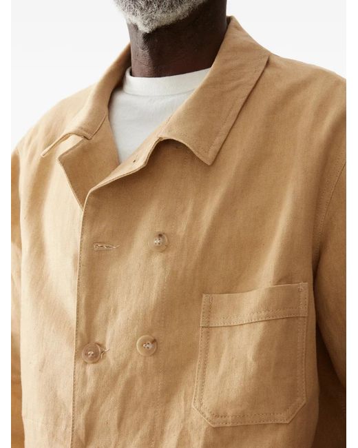 Fortela Natural Garçon Double-Breasted Overshirt for men