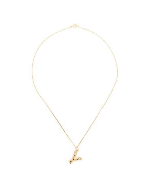 Completedworks White Y-Pendant Necklaces