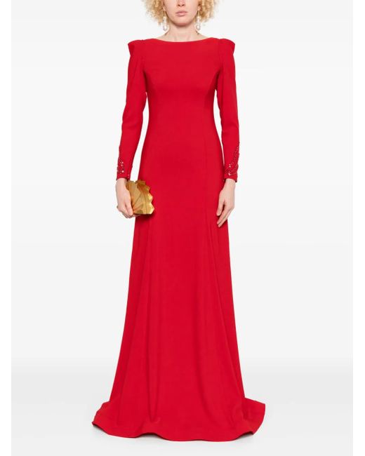 Cristallini Red Teresa Dress