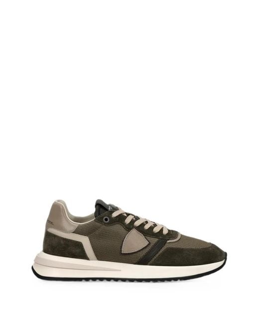 Baskets À Patch Logo Philippe Model pour homme en coloris Green