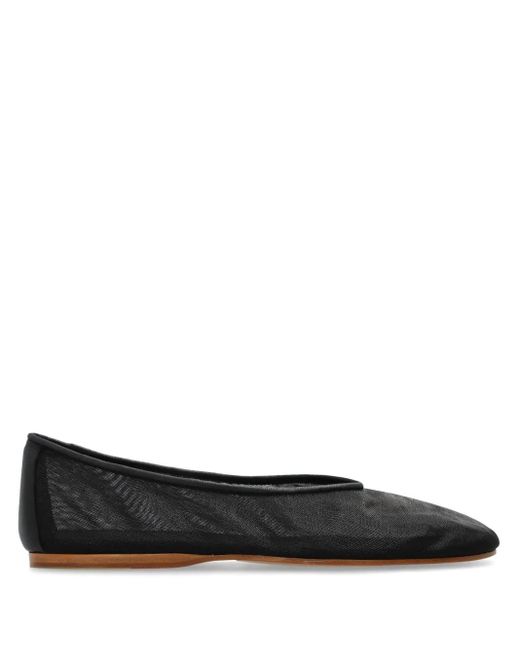 Forte_forte Black Tulle Ballet Flats