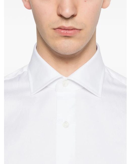 Alessandro Gherardi White Buttoned Shirt for men