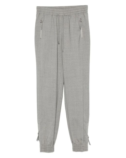 Ermanno Scervino Gray Hose mit meliertem Effekt