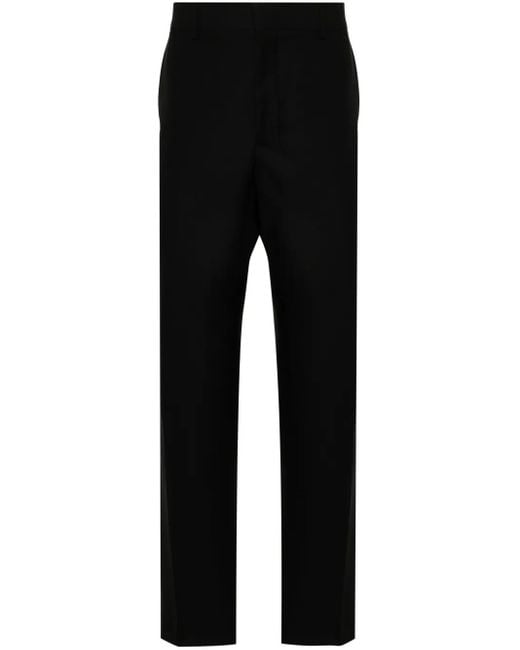 AMI Black Tailored Trousers for men