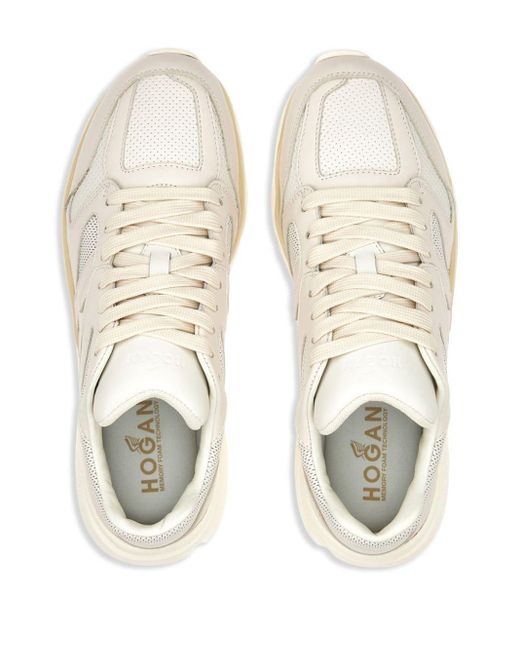 Hogan White H665 Panelled Sneakers