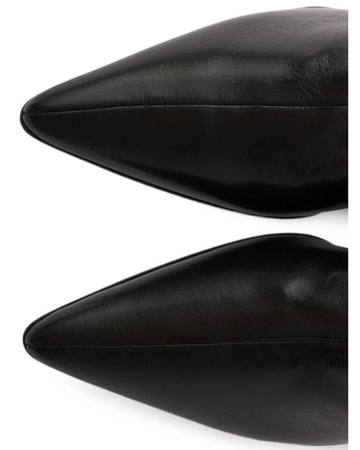 Prada Black Stretch Nappa Leather Booties