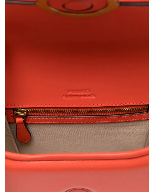 Pinko Love Box ショルダーバッグ ミニ レッド | Lyst