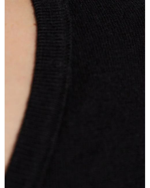 Lisa Yang Black Amalea Scoop-Neck Long-Sleeve T-Shirt