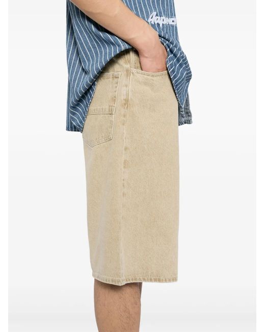 Aape By A Bathing Ape Natural Denim Shorts for men
