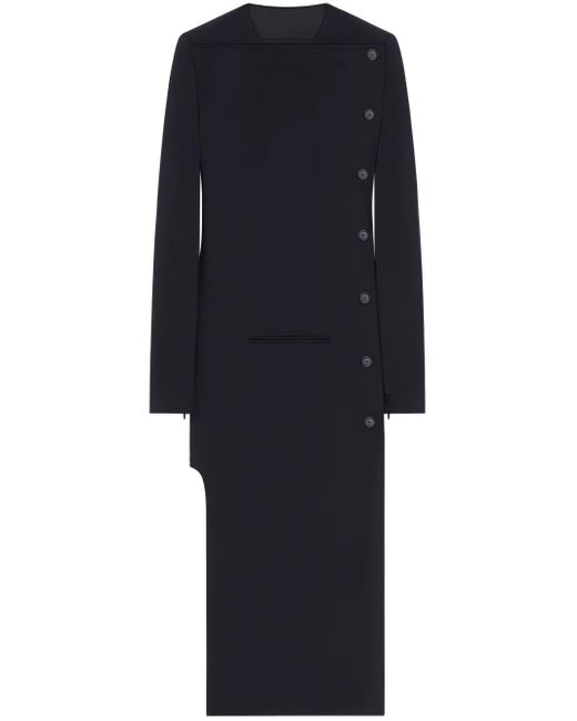 Courreges Blue Klassische Weste Mit Knöpfen