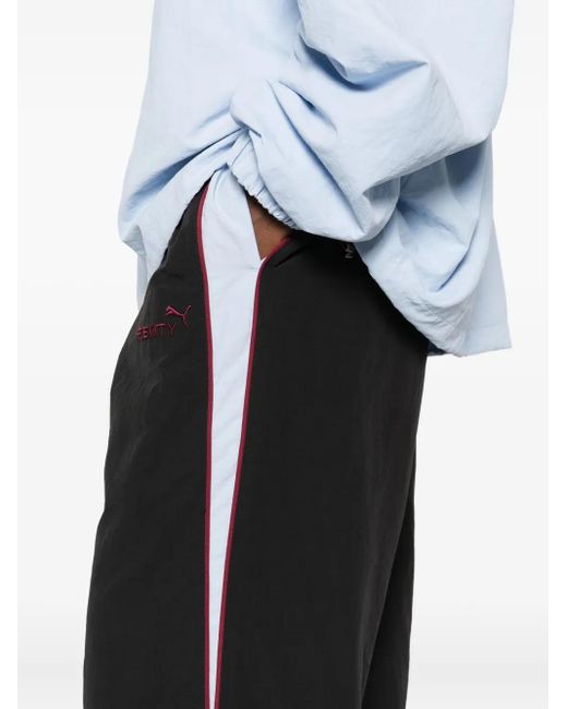 Fenty Black Side-Stripe Elasticated Track Pants