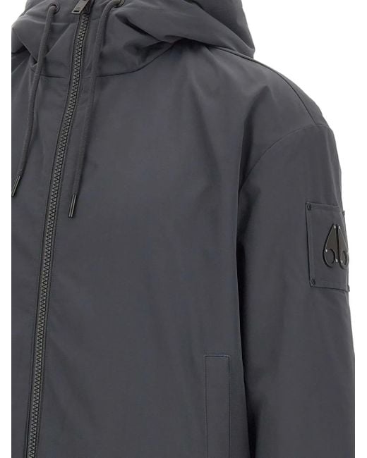 Giacca Reversibile Con Cappuccio di Moose Knuckles in Gray da Uomo
