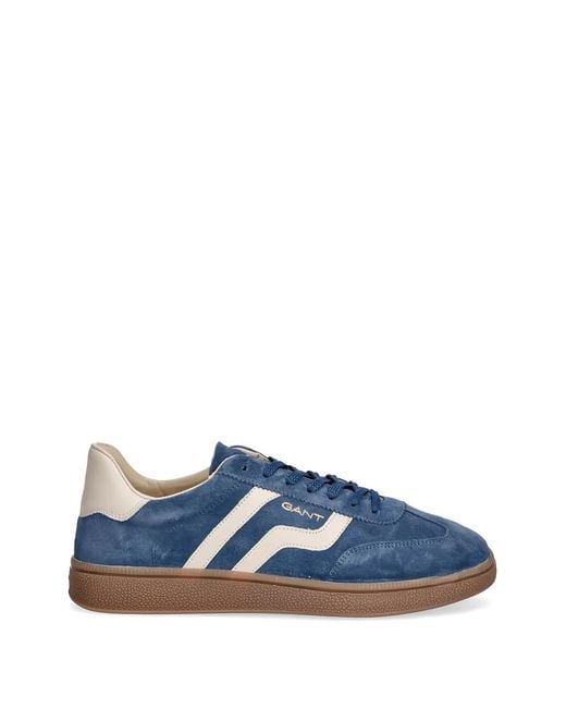 Gant Blue Cuzmo Suede Sneakers for men