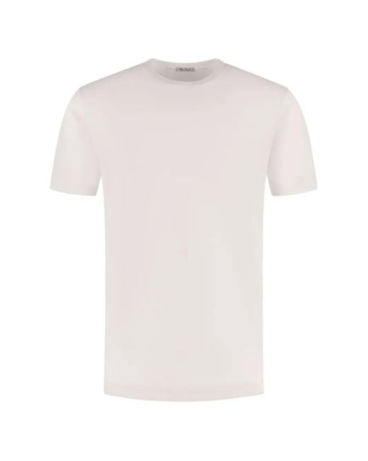 STEFAN BRANDT White Eli Super 60 Crew-Neck T-Shirt for men