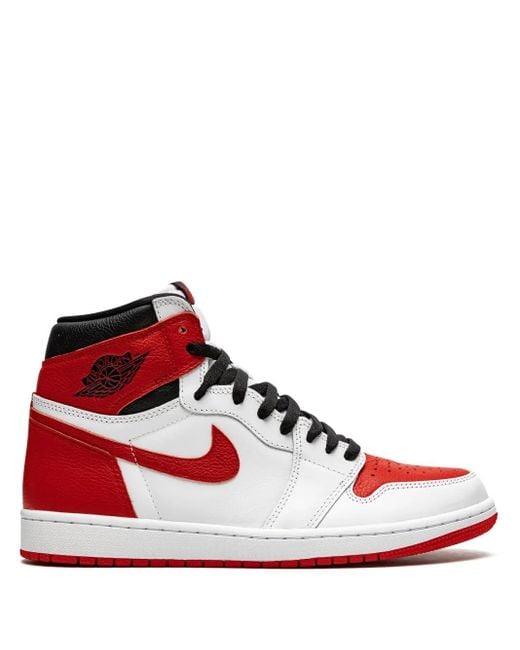 Nike Red Air 1 Retro High "Heritage" Sneakers for men