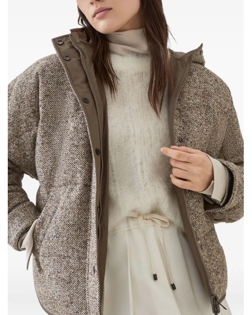 Brunello Cucinelli Winter Jackets in het Gray