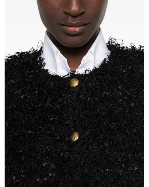 Twinset Black Long-Sleeves Jacket