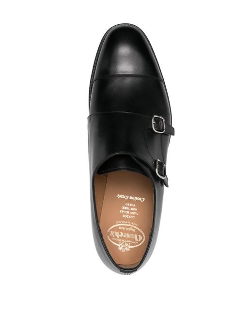 Monks Cowes di Church's in Black da Uomo