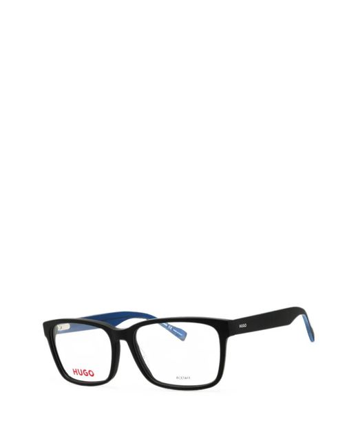 HUGO Black Rectangle-Frame Glasses