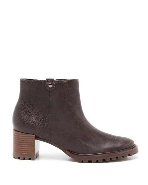 Sarah Chofakian Vienna 60mm Ankle Boots in Brown | Lyst