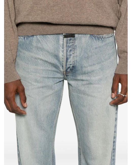 Fear Of God Jeans mit Logo-Patch in Blue für Herren
