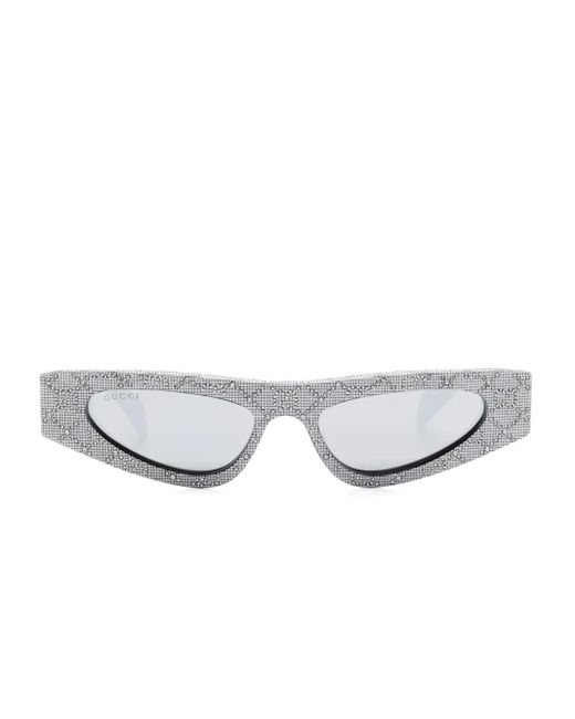 Gucci キャットアイ サングラス White