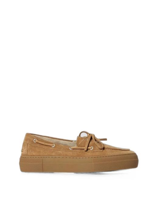 COPENHAGEN White Platform Suede Sneakers