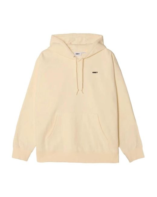 Hoodie À Imprimé Graphique Obey pour homme en coloris Natural