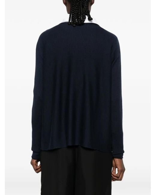 19.61 MILANO Black Fine-Knit Sweater