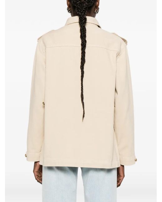 Blazé Milano Natural Nariida Flap-Pocket Jacket
