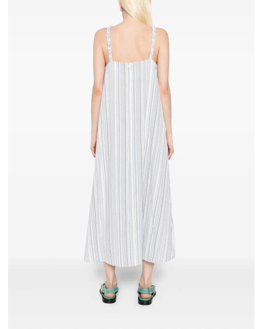 B+ AB White Sleeveless Dress