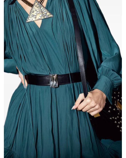 Lanvin Metallic Luxor Pyramid Necklace