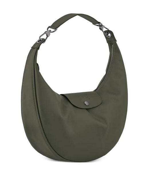Longchamp Gray Large Le Pliage Xtra Flap Shoulder Bag