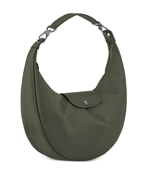 Longchamp Gray Large Le Pliage Xtra Flap Shoulder Bag