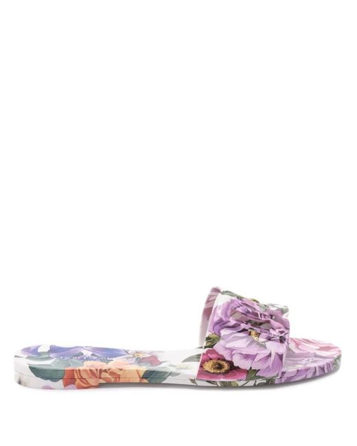 注目！【DOLCE＆GABBANA】Beachwear ラバープールスライド Dolce & Gabbana ラバービーチウェアスライド | Sendegaro JP