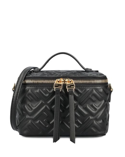 Fendi Gewatteerde Crossbodytas Met Ff-Monogram in het Black