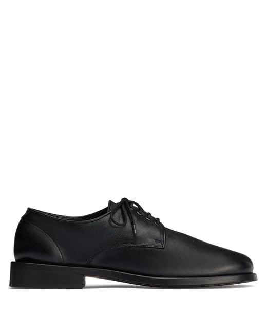 Lemaire Anatomic Derby Shoes in Black for Men | Lyst