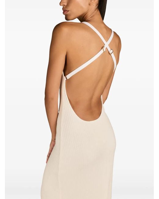 MARK-OFF Natural Beverly Long Dress