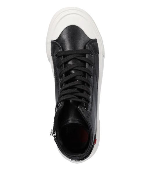 Sneakers Con Applicazione Logo di Love Moschino in Black